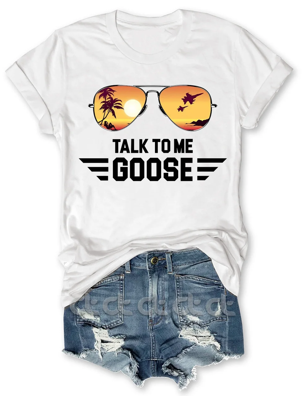Talk To Me Goose Top Gun Shirt - Jolly Family Gifts