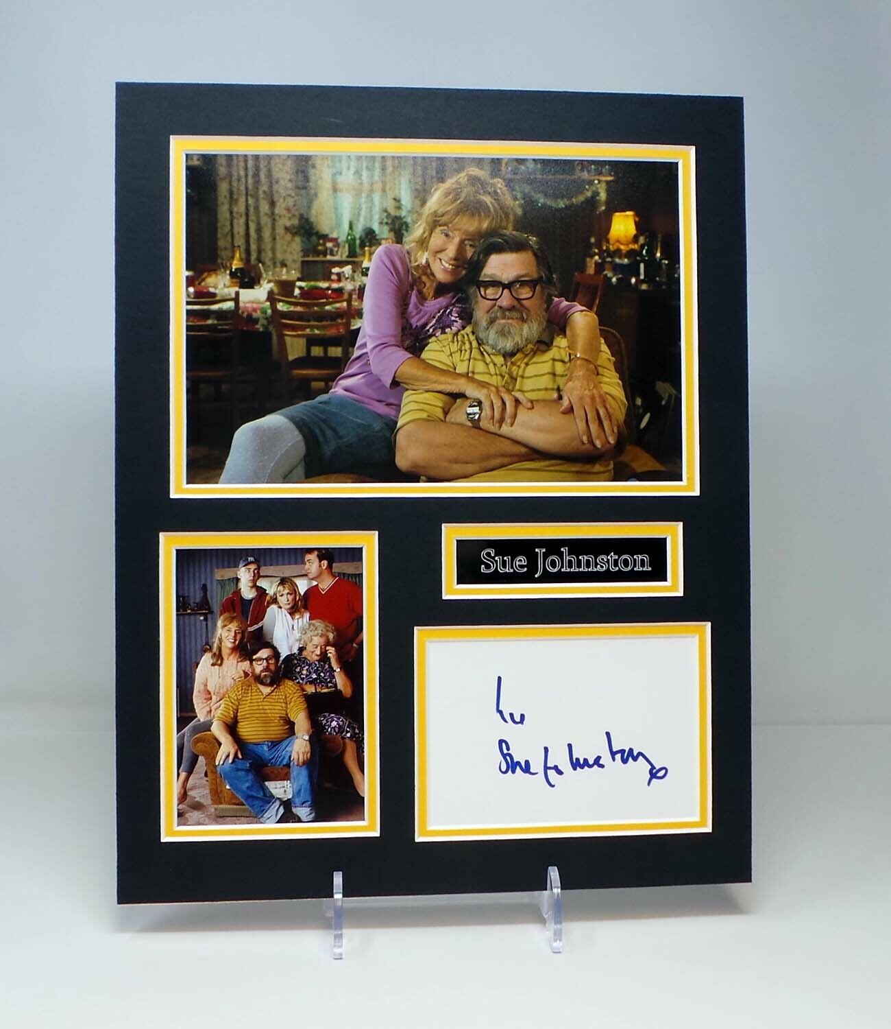 Sue JOHNSTON Signed Mounted Photo Poster painting Display AFTAL RD COA Barbara The Royle Family
