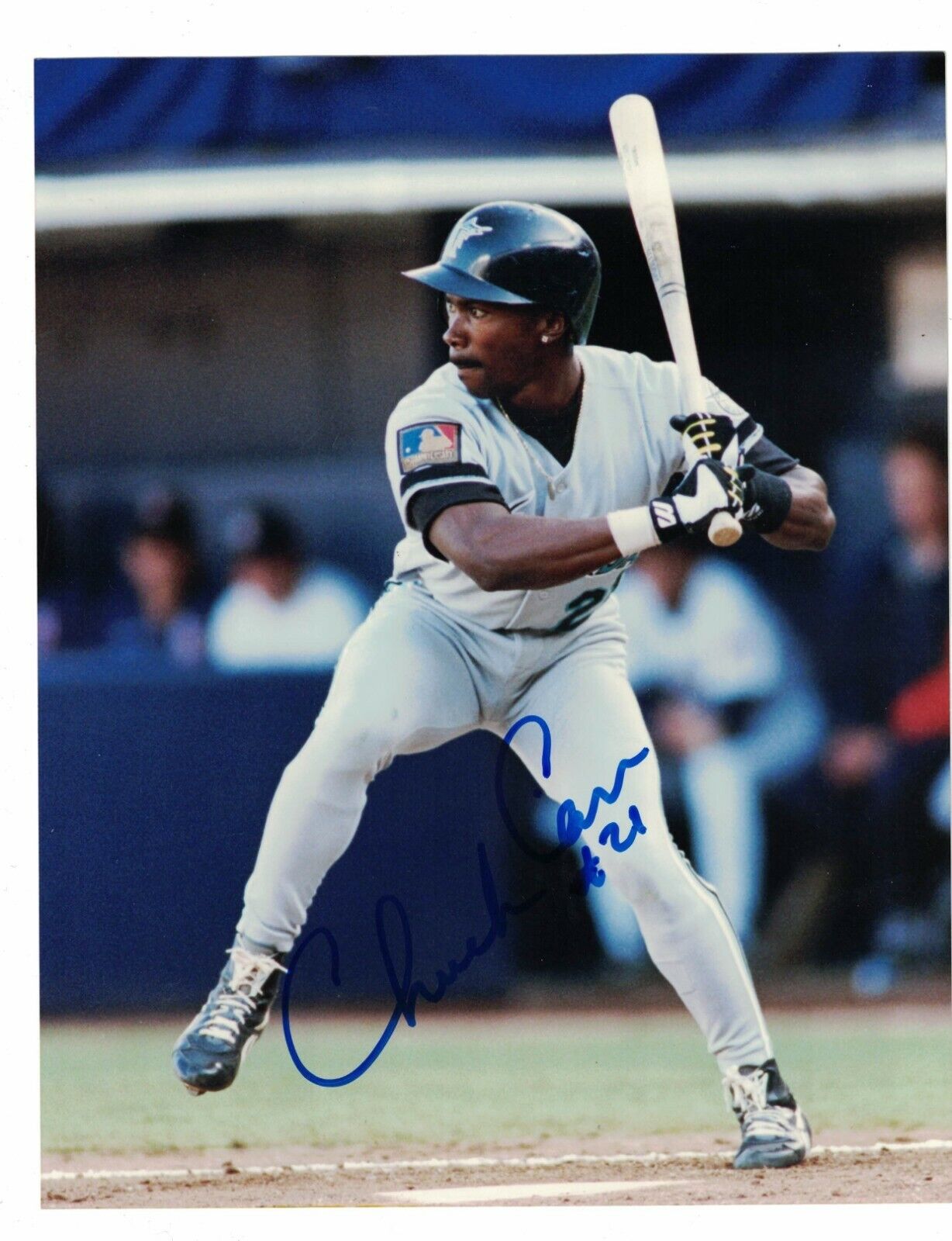 Chuck Carr Florida Marlins Signed 8x10 Photo Poster painting W/Our COA LML111