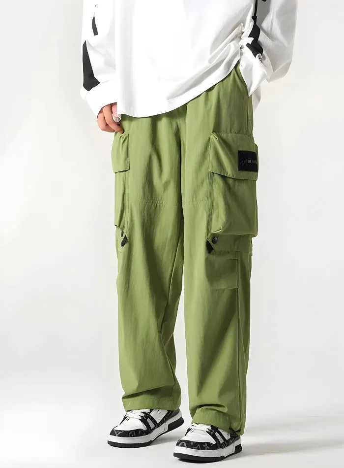 Brownm Parachute Pants