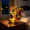 Resin Luxury Elegant Vintage Lights Handmade Cute Animal & Mythical Figure Night Light Lightweight for Daily Office Work Outdoors Leisure Occasions
