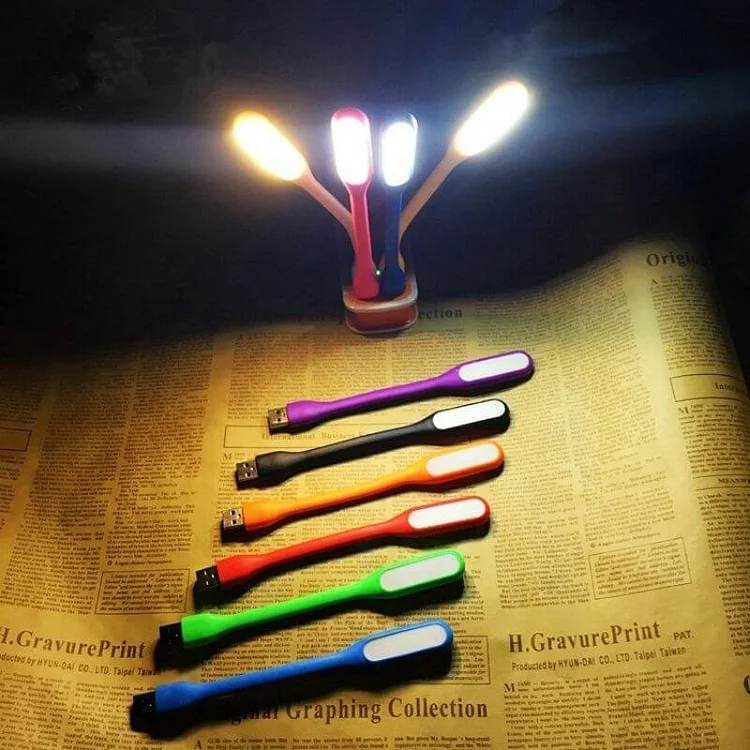 LED Portable Bendable USB Silicone Night Light