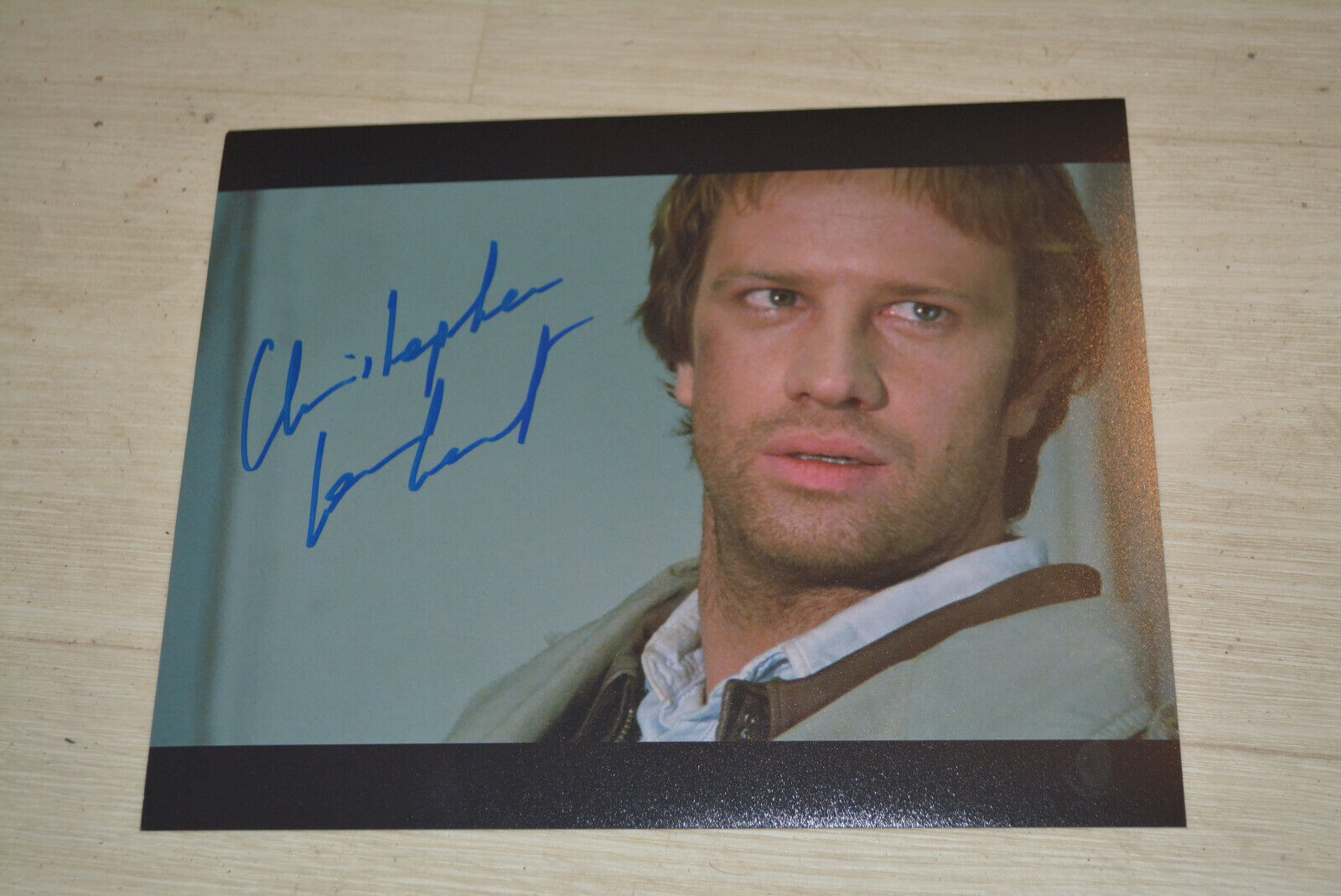 CHRISTOPHER LAMBERT signed autograph In Person 8x10 20x25 cm HIGHLANDER