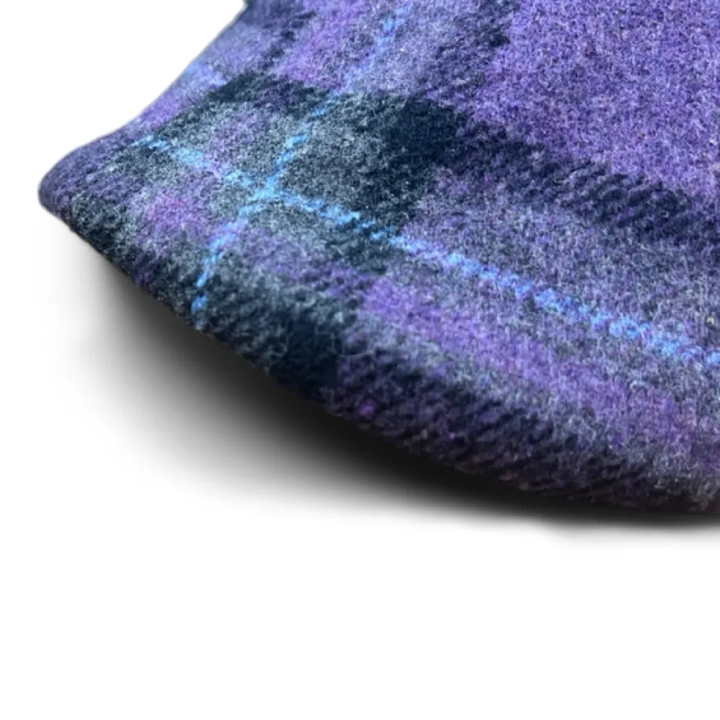 Hatsfashion-The Violet Rose Plaid Peaky   Cap - Purple Plaid