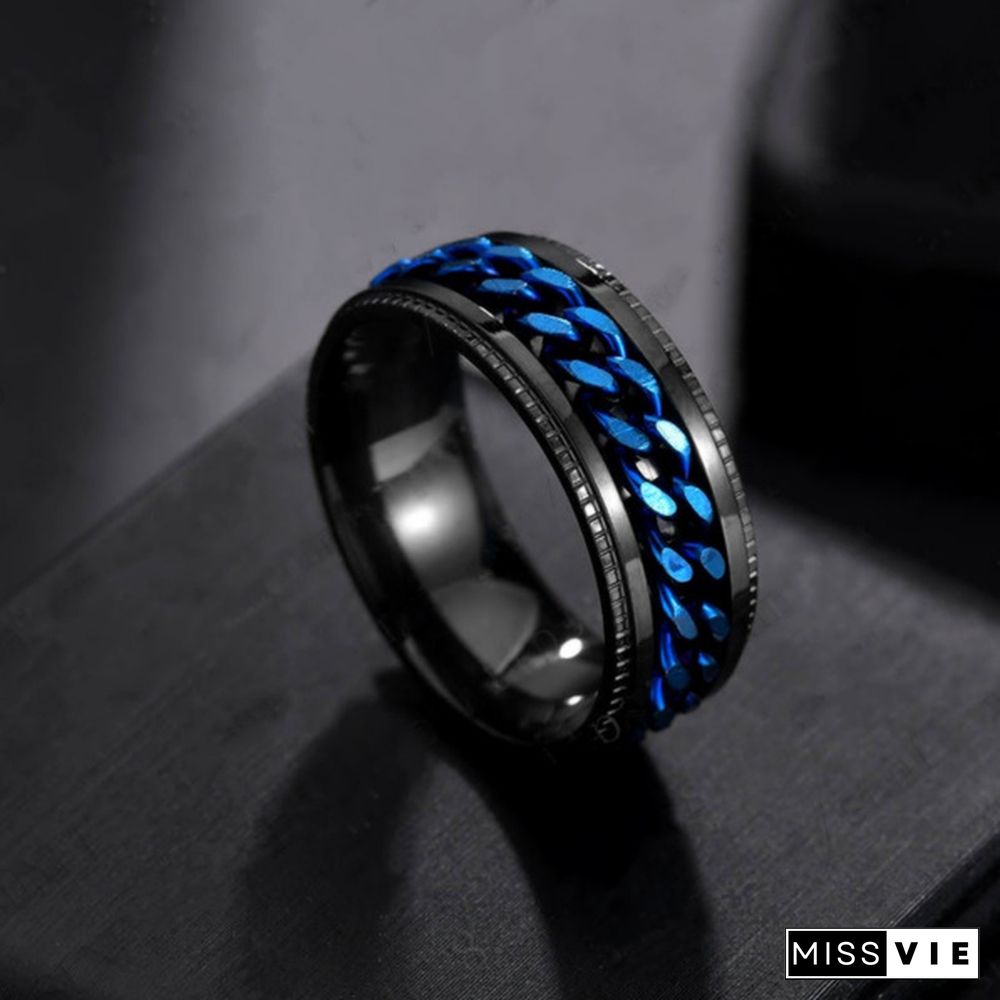 Men rings  Titanium steel rings for men  Stainless steel rings for women  Fashion rings  Rotatable rings