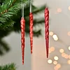 Golden Silver Red Ice Sticks Christmas's Tree Hanging Decor 