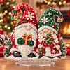 (Gnome)DIY Pearl Diamond Painting Acrylic Stand, Christmas Double-Sided Printed Tabletop Decoration, Special Shaped Diamond Art Craft Kit for Home Decor