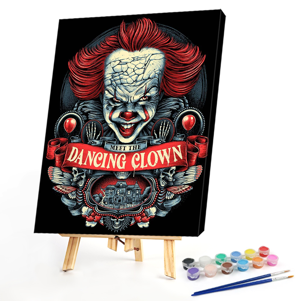 

40*50CM - Paint By Numbers - Horror Doll, 501 Original