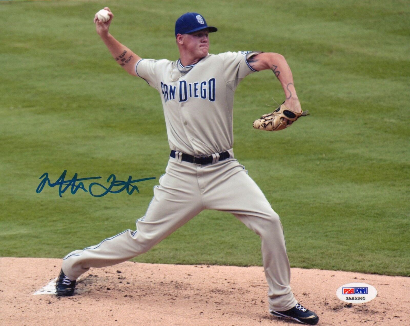 Mat Latos Signed San Diego Padres 8x10 Photo Poster painting PSA/DNA COA Reds Picture Autograph