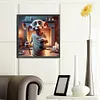 Groot-Peinture diamant ronde compl&egrave;te-40*40cm