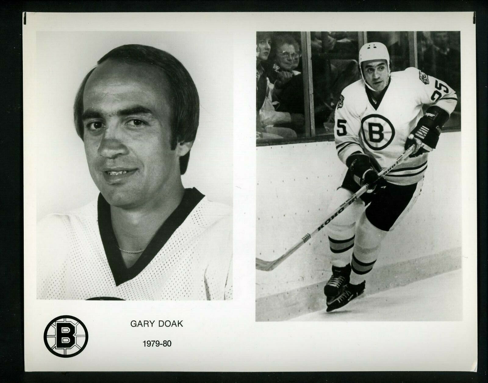 Gary Doak Boston Bruins team issued 1979 Press Photo Poster painting