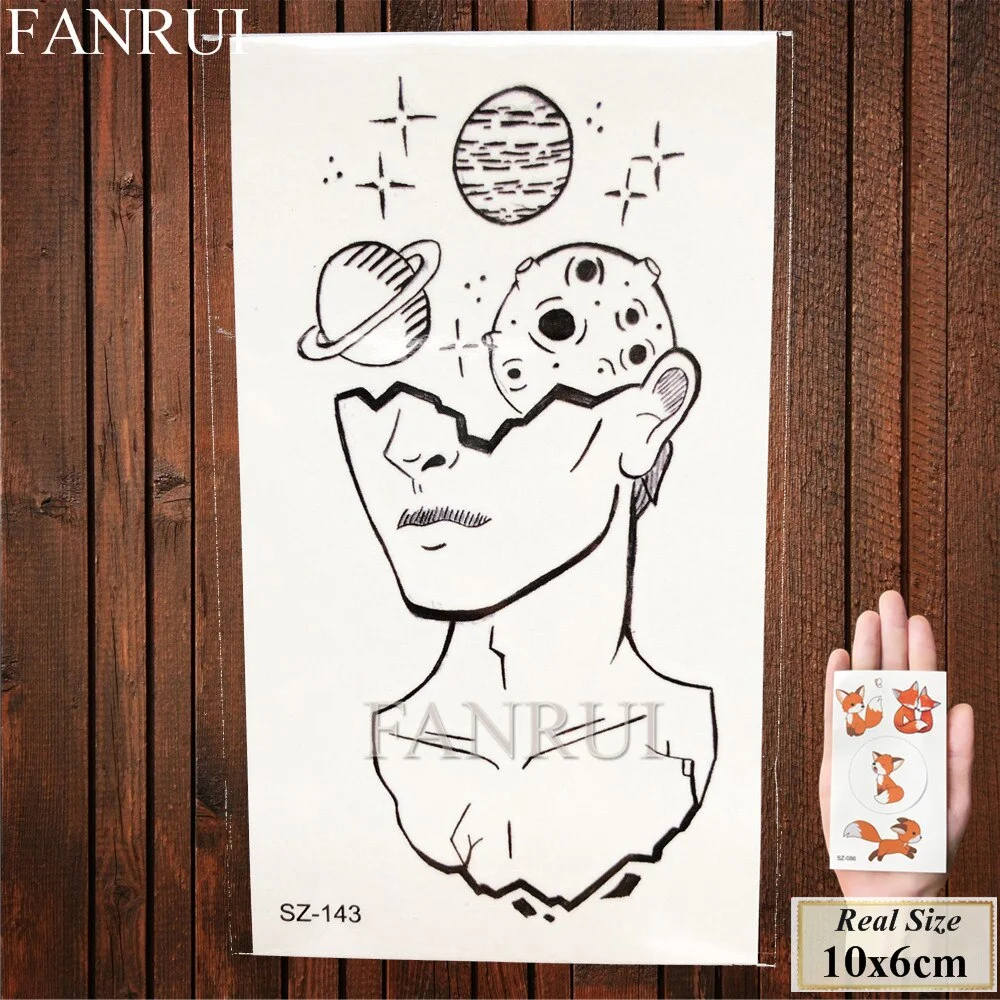FANRUI Forest Bear Deer Temporary Tattoo Stickers Women Women Elk Fake Tatoo Body Arm Buy Summer Style Tattoo illustration Tree
