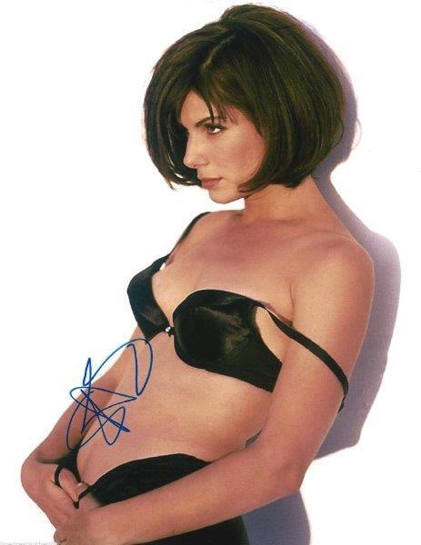 REPRINT - SANDRA BULLOCK Hot Autographed Signed 8 x 10 Photo Poster painting Poster RP Man Cave