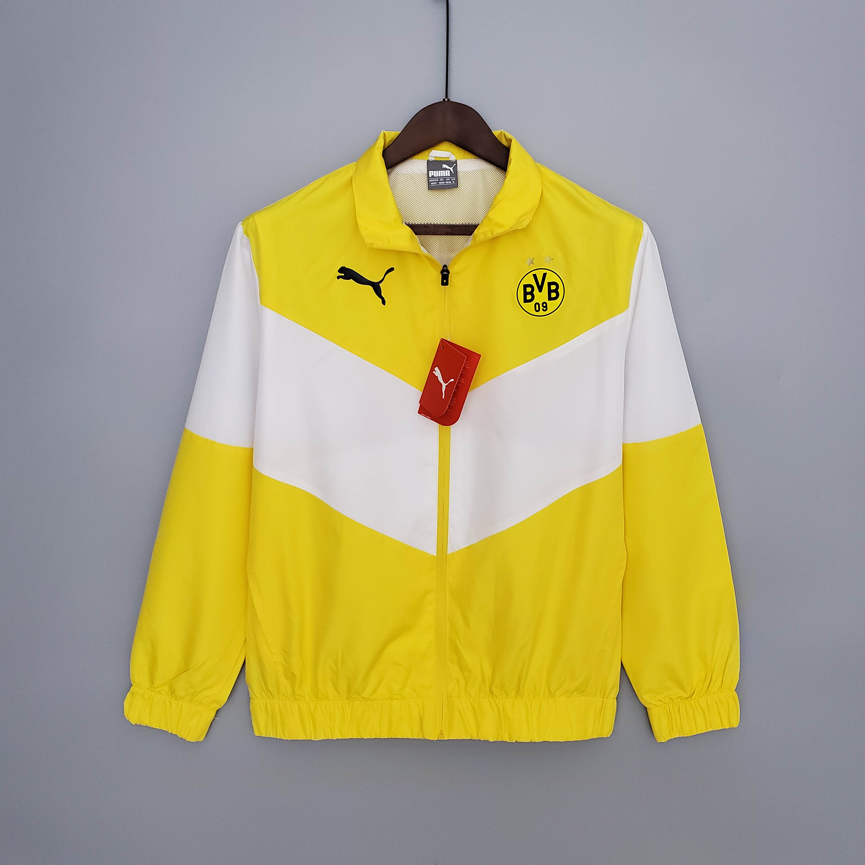 2021/2022 Dortmund Jersey Windbreaker Yellow-White mysite