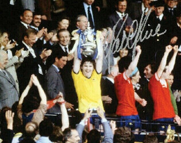 PAT RICE SIGNED 1979 FA CUP FINAL ARSENAL FOOTBALL Photo Poster painting WITH PROOF & COA