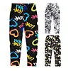 Kids Baby Girls Printing Leggings Trousers Flower Skinny Pencil Pants