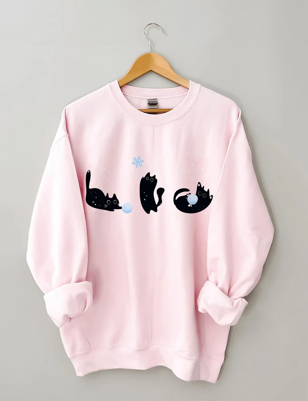 Black Cats Winter Sweatshirt