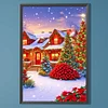 (40*60cm)Snow View - Full Round Drill Diamond Painting