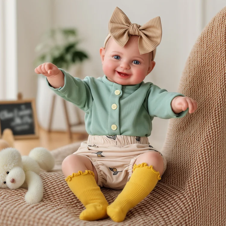 Babeside Smiling Reborn Baby Malia 20'' Little Infant Girl Best Gift for Kids