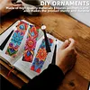 6 PCS Mandala Flowers 5D DIY Special Shaped Diamond Painting Bookmarks Kits with Tassels Diamond Art Kits Bookmarks for Adults Women