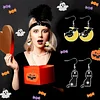 12 Pairs Halloween Diamond Painting Earrings DIY Diamond Art Earrings for Adults