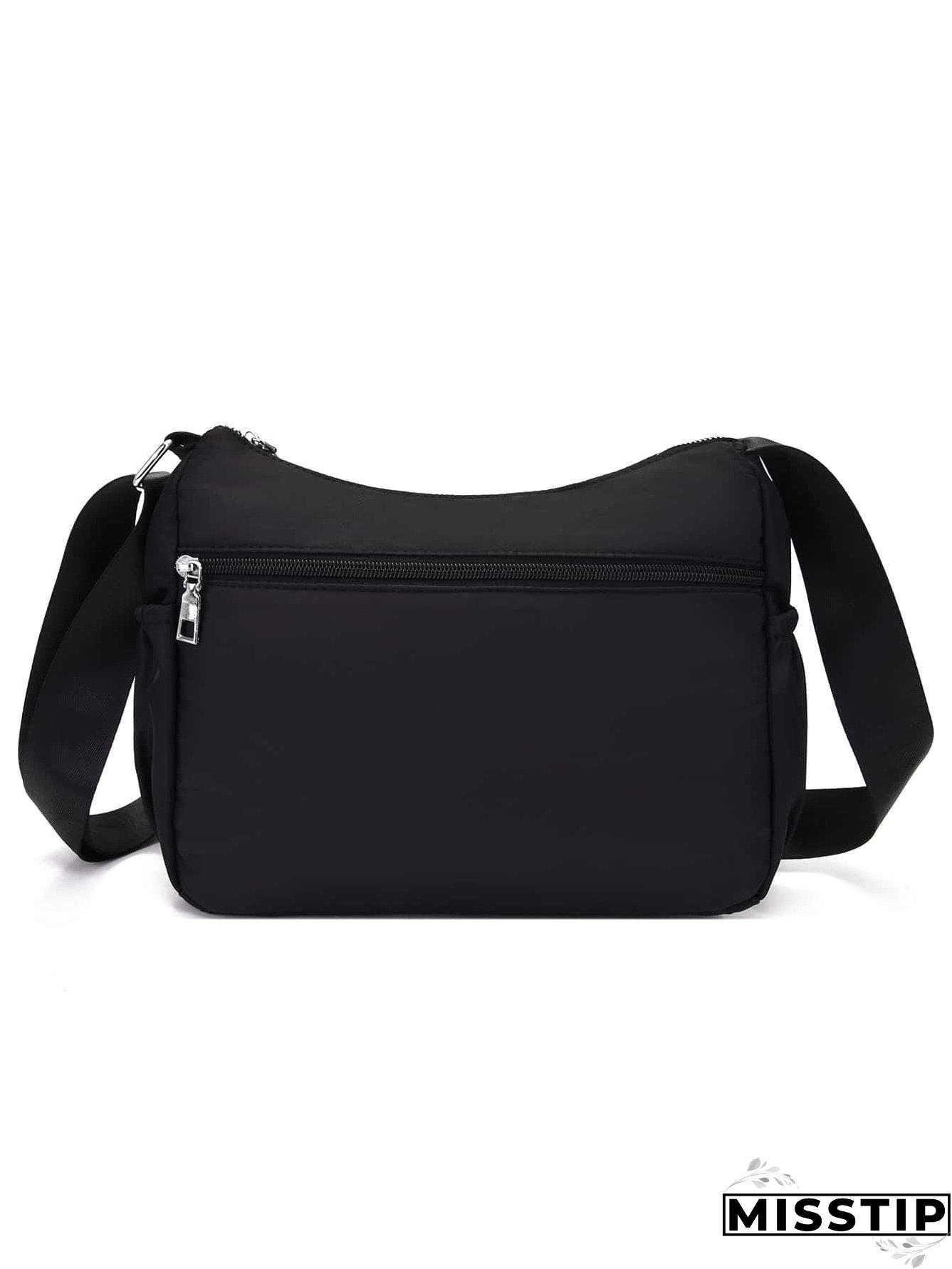 Metal Decor Hobo Bag