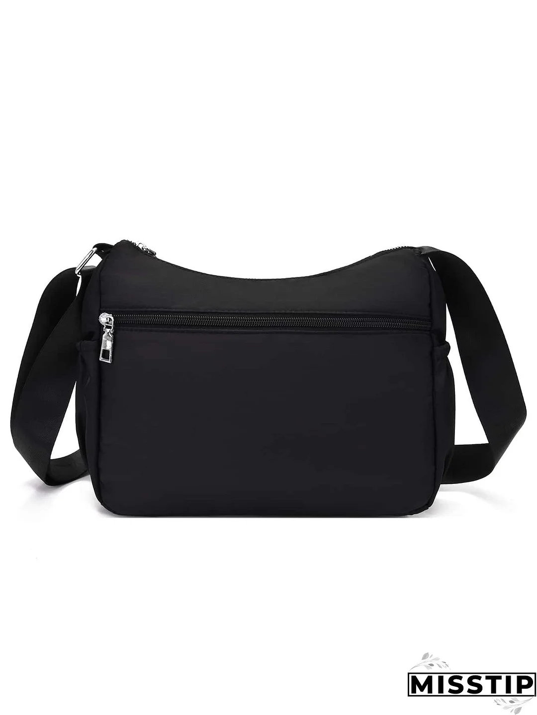 Metal Decor Hobo Bag