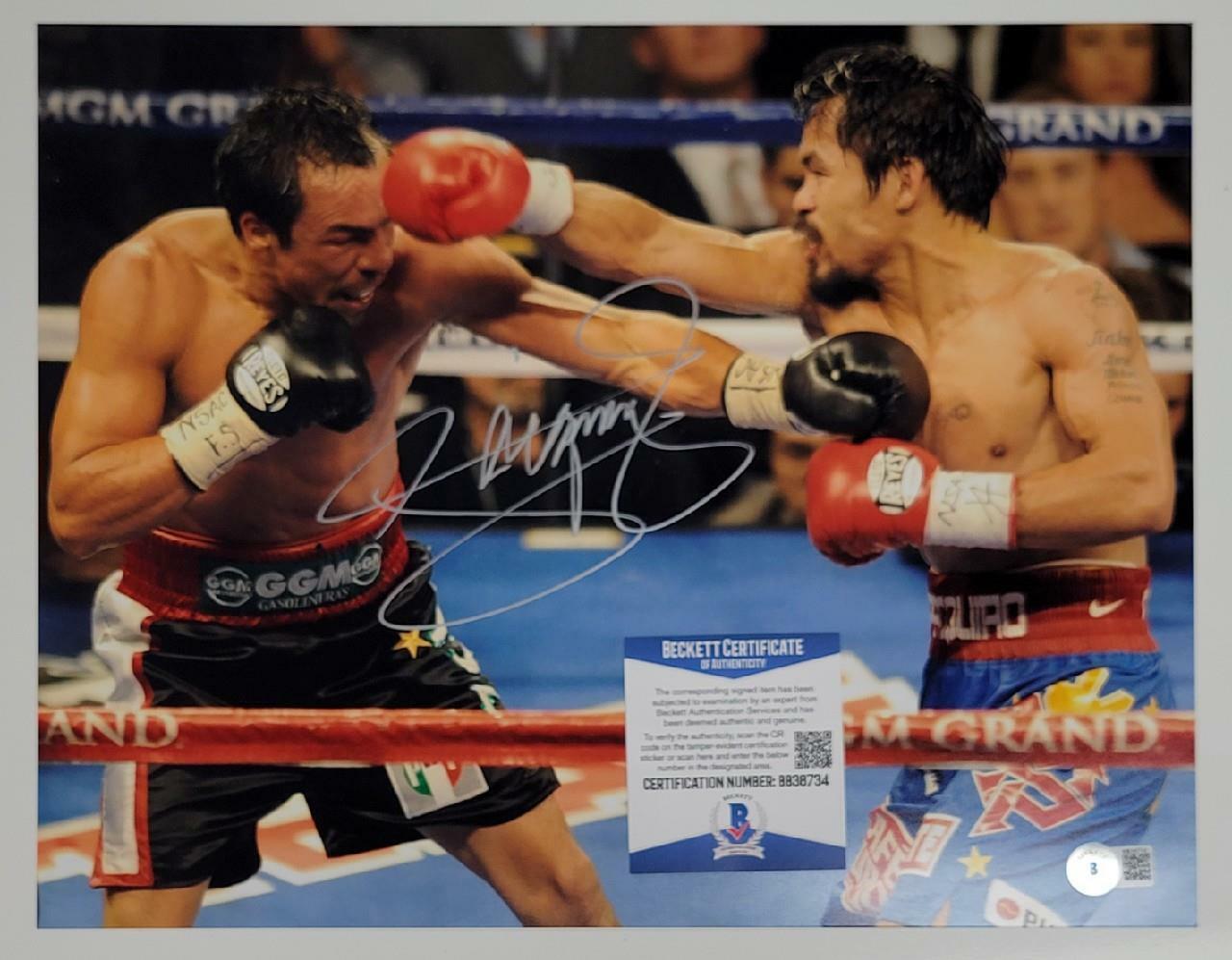 Manny Pacquiao signed 11x14 Photo Poster painting Pacman Boxing Autograph (B) ~ Beckett BAS COA