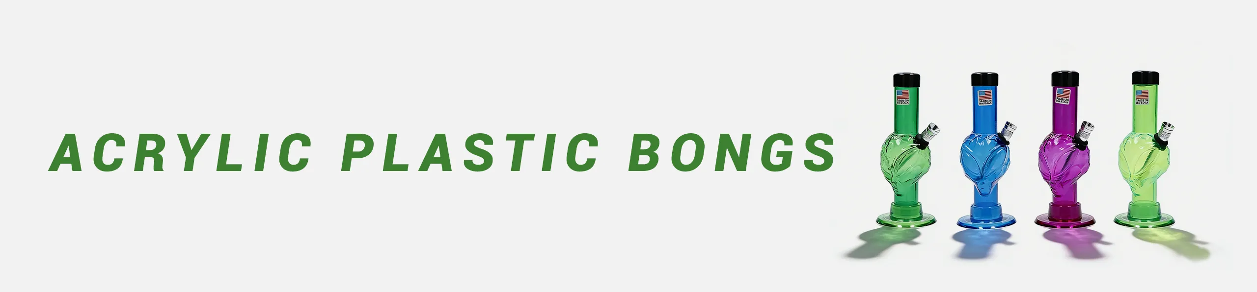 Acrylic & Plastic Bongs