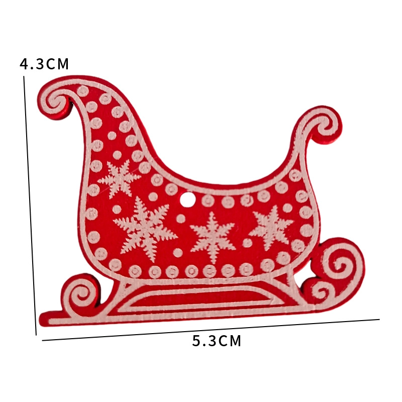 Factory Direct Crafts Creative Wooden Christmas Gift Interior Decorations Home Pendant DIY Accessories