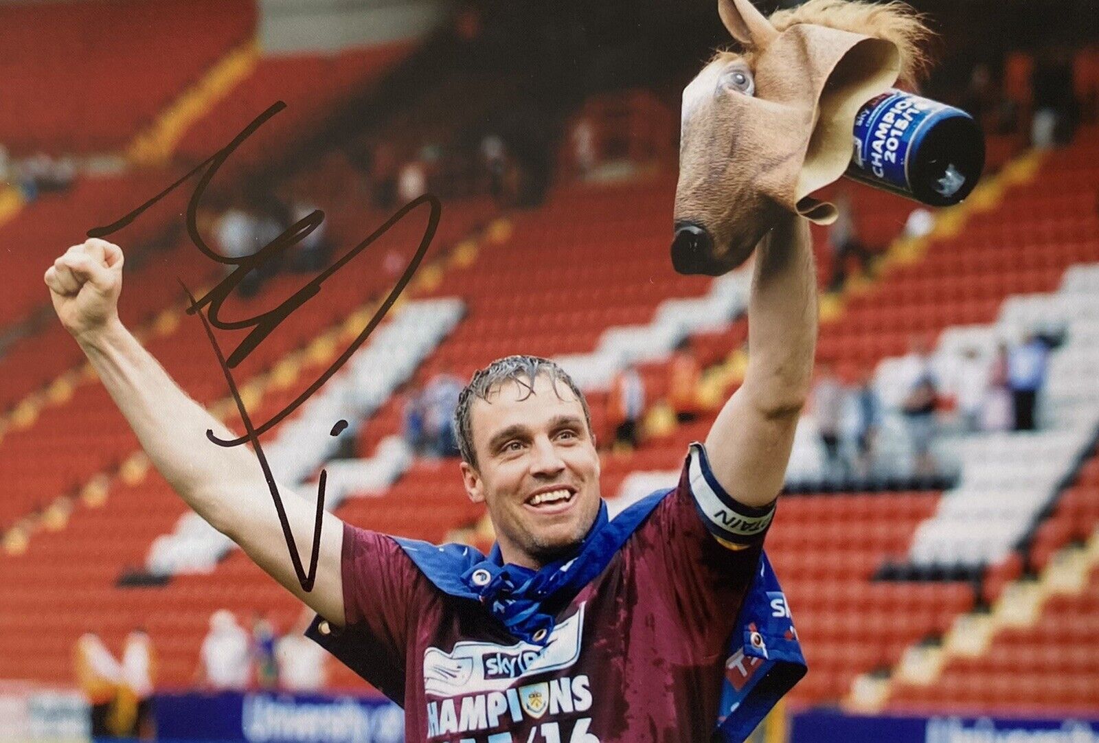 Michael Duff Genuine Hand Signed Burnley 6X4 Photo Poster painting 3