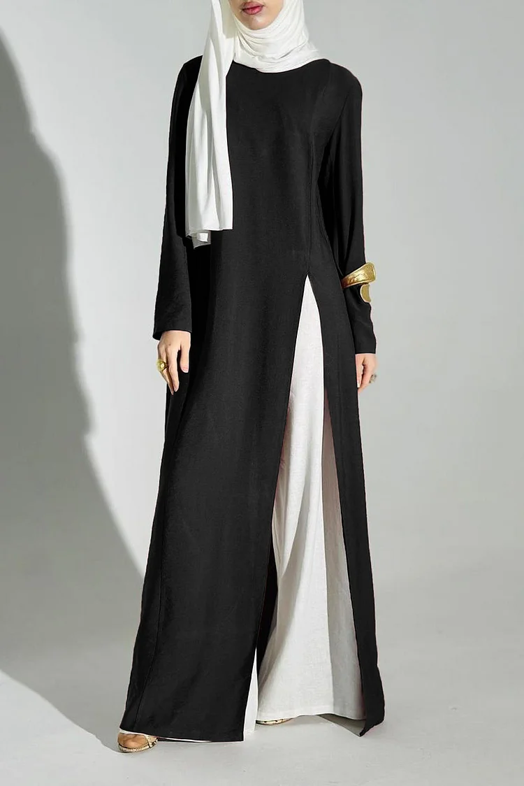 long sleeve dress with cut out sides Veda Cutout Long Sleeve Column Formal Dress
