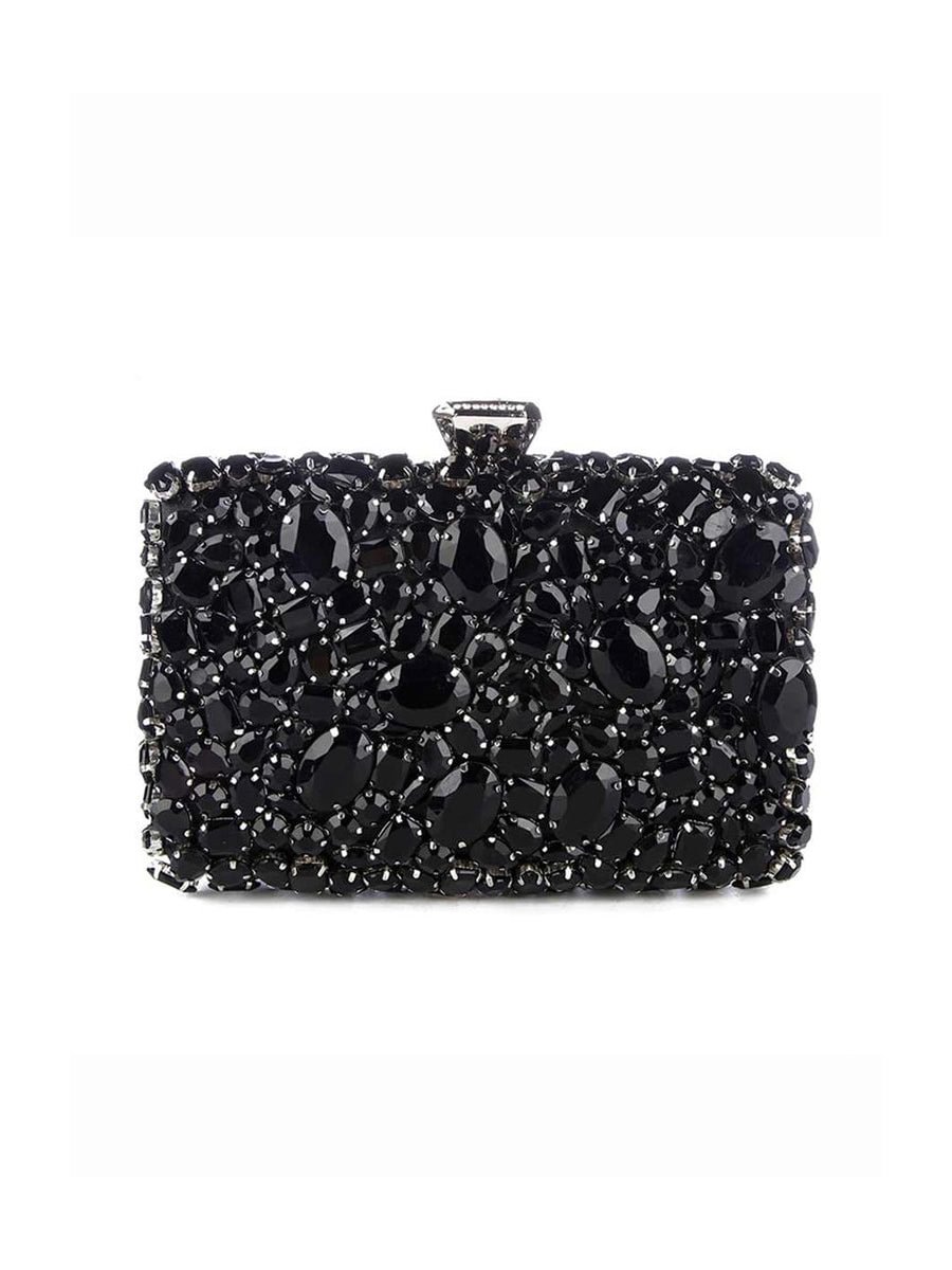 Beaded Crystal Clutch Evening Bag Rhinestones Handbag
