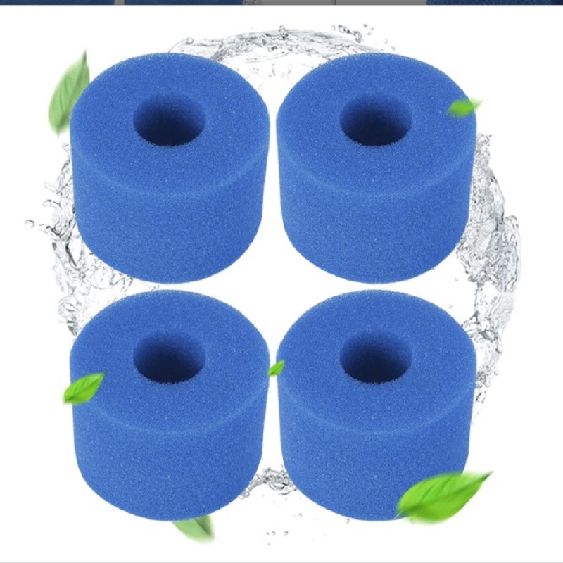 

Lifreer 4 x Intex Pure Spa Reusable Washable Foam Cartridge S1, 4pcs compression 93 x 30 x 102 mm, 501 Original