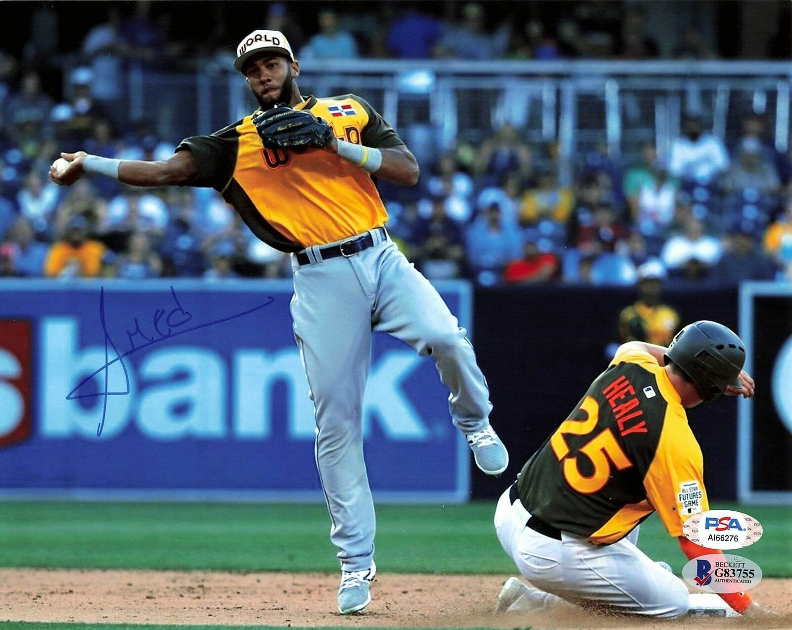 Amed Rosario signed 8x10 Photo Poster painting PSA/DNA Cleveland Autographed