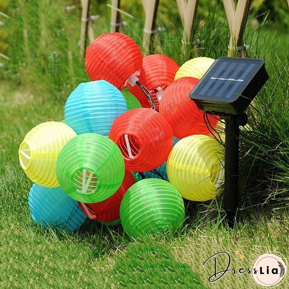 50/60 LED Patio Solar Garland Fairy Light Outdoor Lantern Ball Solar Led String Fairy Light Home, Party & Wedding Decorations