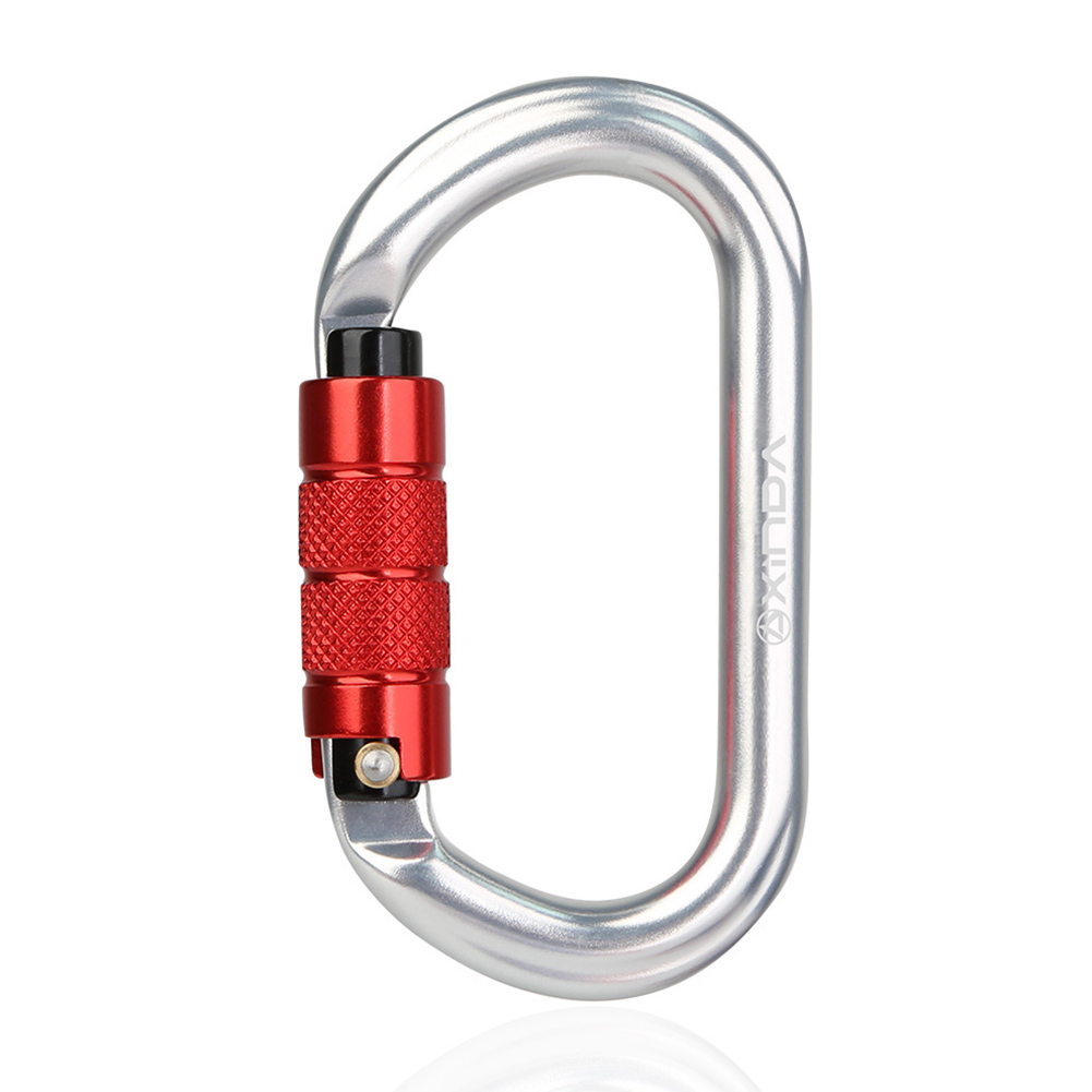 

25KN O Shape Safety Auto Master Lock Carabiner Outdoor Rock Climbing Buckle, 501 Original
