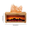 Fireplace Air Humidifier Waterless Auto-Off Aroma Diffuser for Home Decor Gift