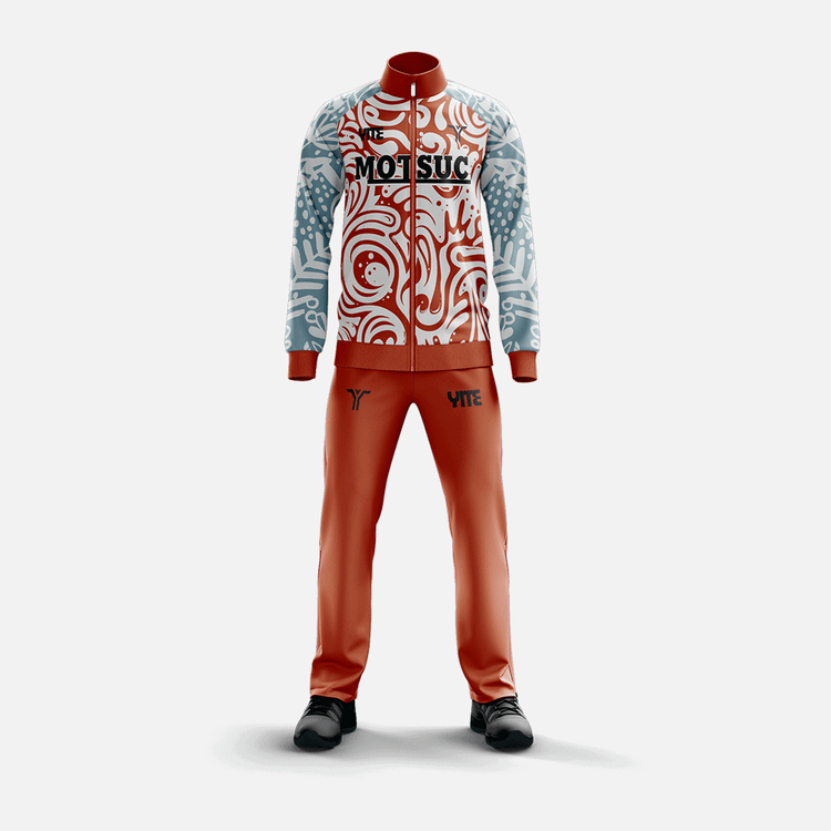 YITE | LWT24-025- Orange And Blue Tracksuit