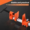 3/4in Wood Gluing Pipe Clamp Set Heavy Duty Multifunctional for Home Improvement