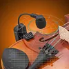 Instrument Microphone Adjustable Clip-On Pickup High-Fidelity Violin Performance Wireless Microphone Rechargeable Professional Sound Pickup for Violin Saxophone Brass Wind Instruments