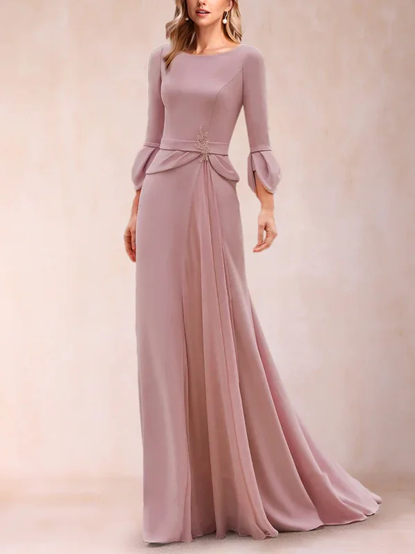 A-Line/Princess Scoop Short Sleeves 2 Pieces Pantsuits