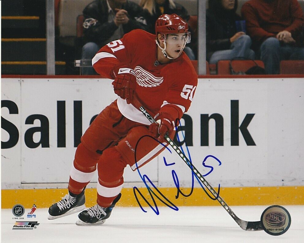 VALTTERI FILPPULA SIGNED DETROIT RED WINGS 8x10 Photo Poster painting #2 Autograph PROOF!