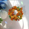 Diamond Painting Thanksgiving Pumpkin Wreath Pendant
