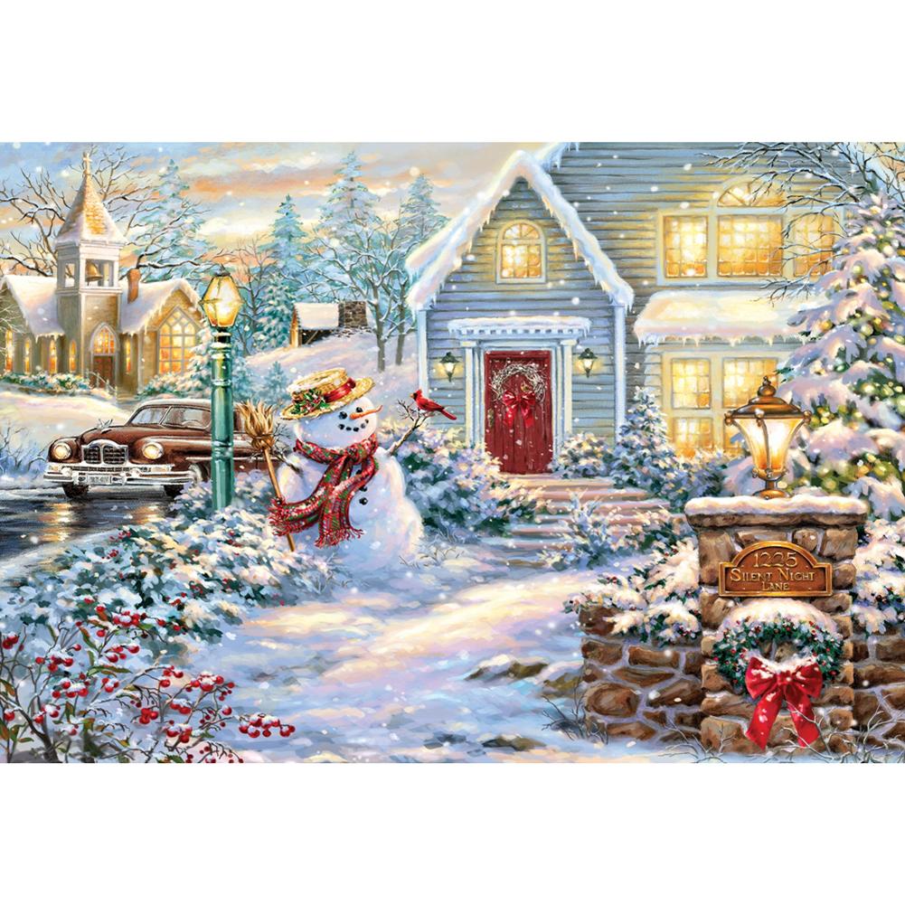 

40*30CM-Santa Claus-Round Drill Diamond Painting, 501 Original