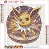Pokemon Eevee - Rundbohrer Diamant Malerei - 30*30CM