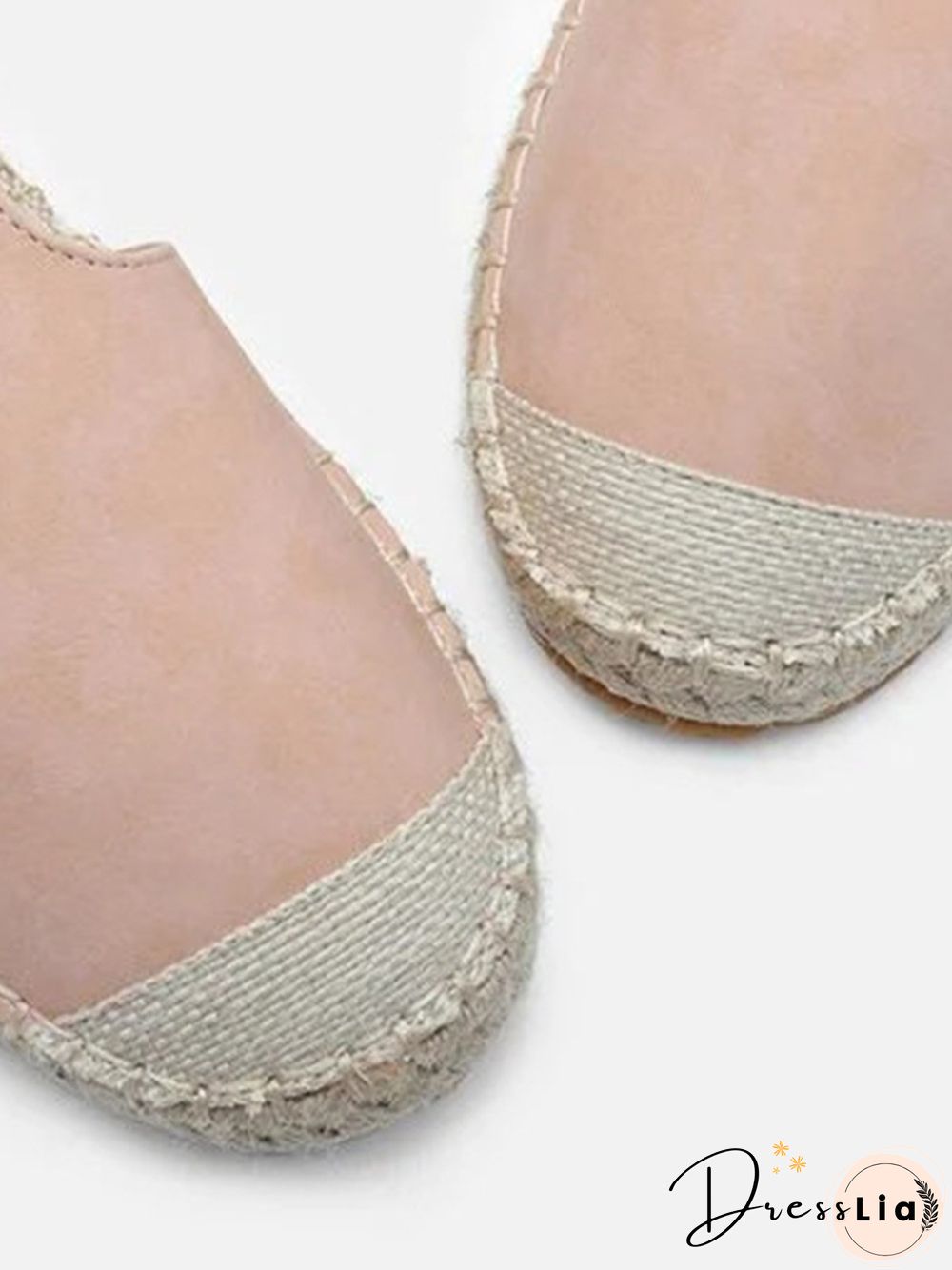 Linen Straw Fisherman's Roman Sandals