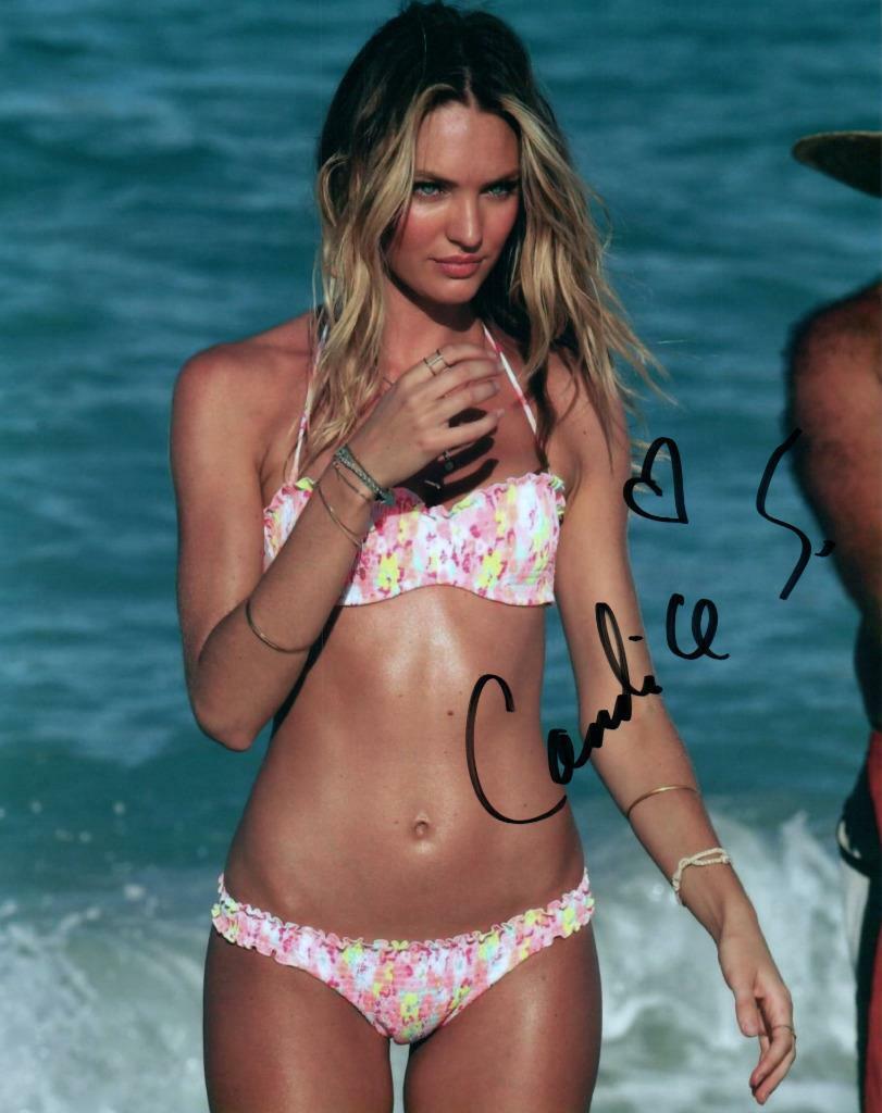 Candice Swanepoel signed 8x10 autographed Photo Poster painting + COA