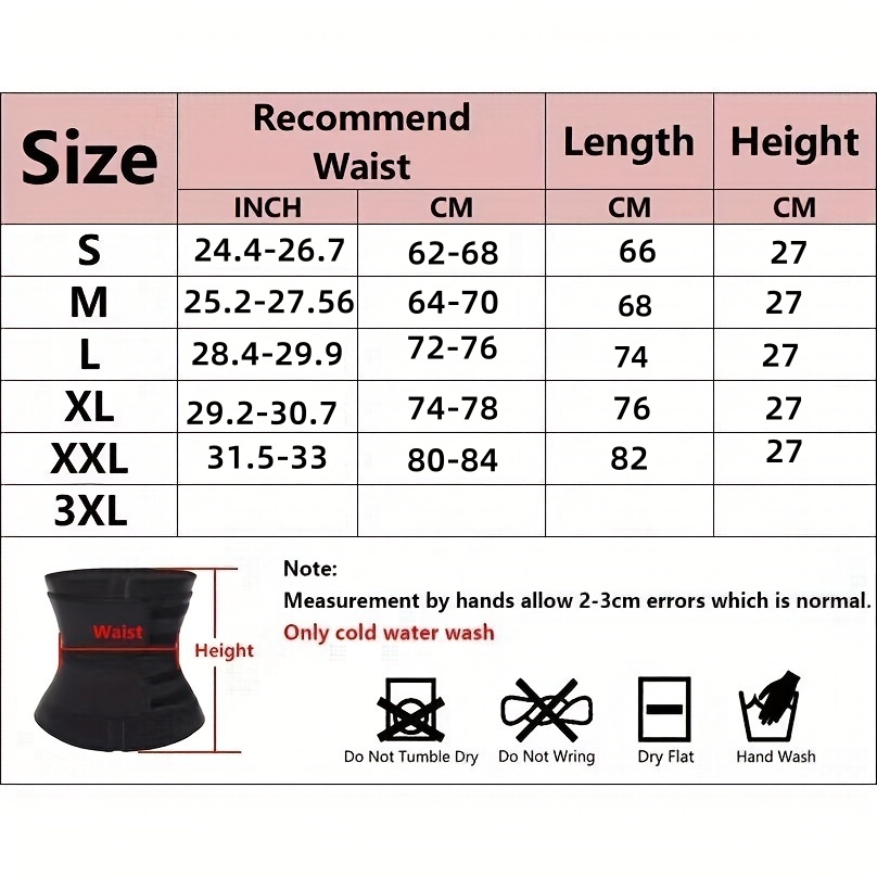 Likron Watches Likron Double Compression Waist Trainer Belt for Women - Sweat Trimmer Workout Cincher with Zipper Adjustab...