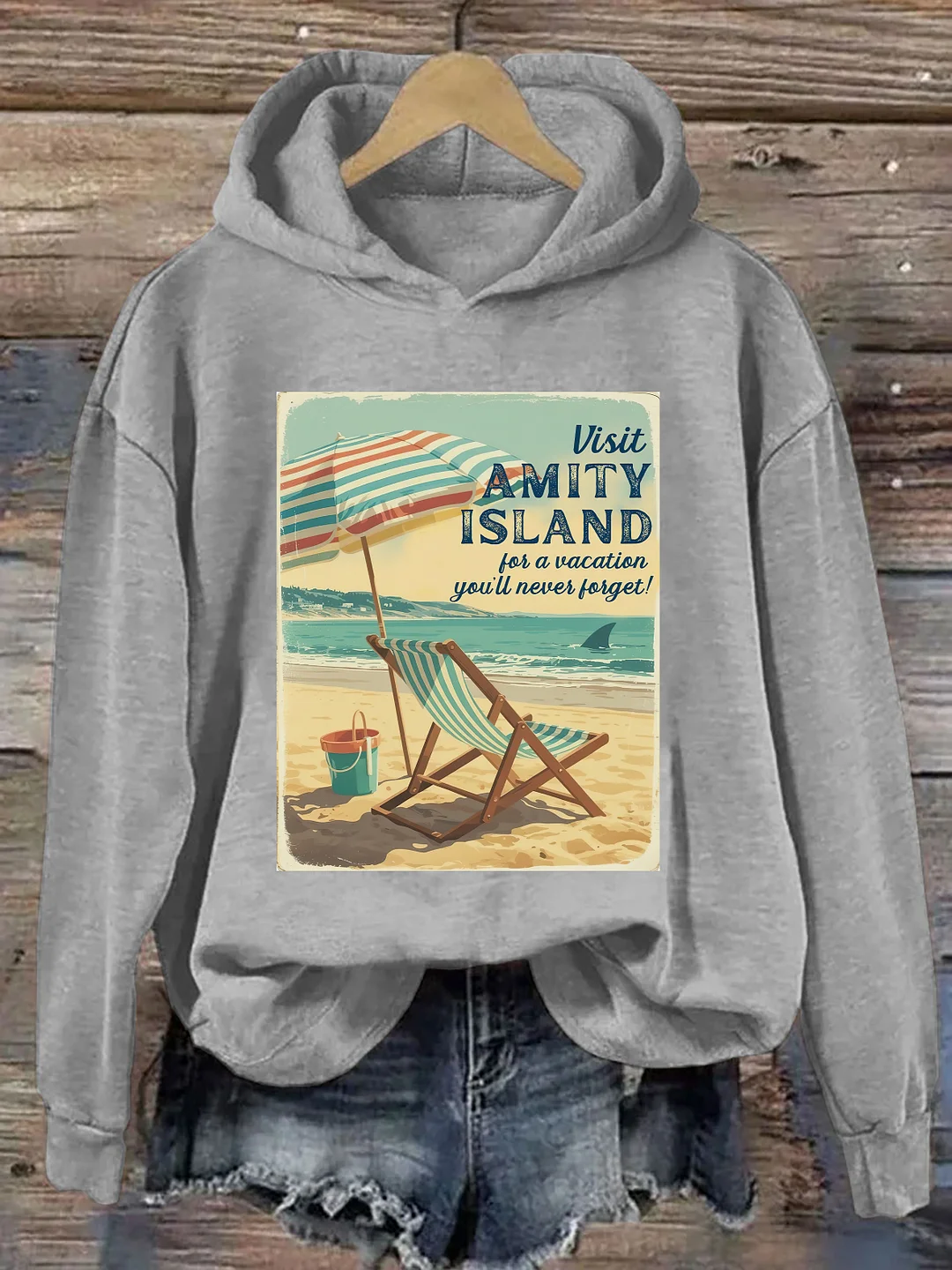 Jaws Amity Island Hoodie